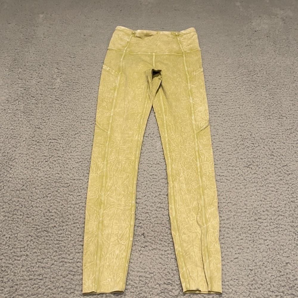 Lululemon Fast and Free High Rise Tight 25" *Ice Dye
Ice Wash Hazel Green size 2